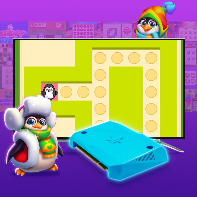 High-Resolution Game Box with Stunning Visuals for Family Gatherings