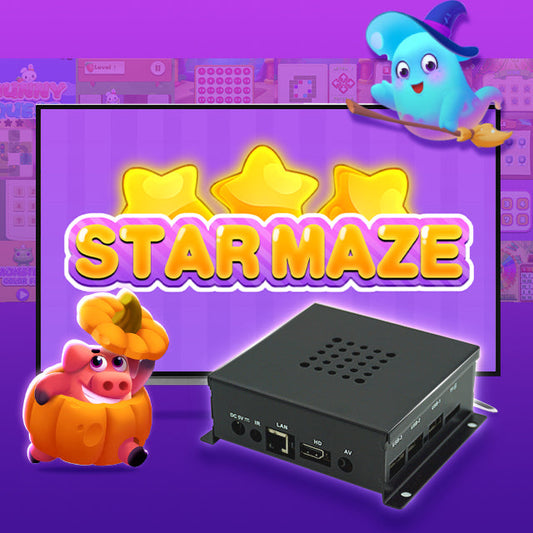 Versatile X in 1 Game Kit Connects to TV or PC for Group Play